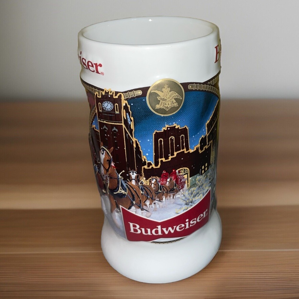 NEW!‎ ✨2020 Budweiser Holiday Stein Beer Mug from Annual Christmas Series